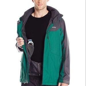 Columbia men’s interchange ski jacket xxl black